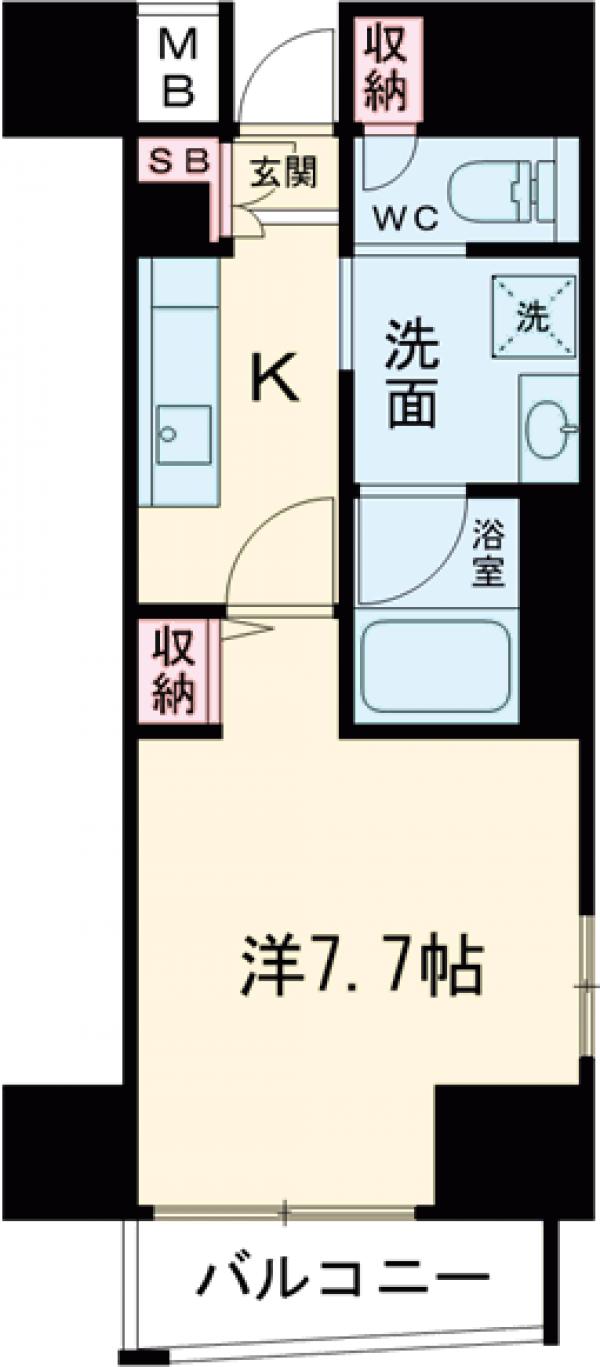 ベルシード亀有の間取り