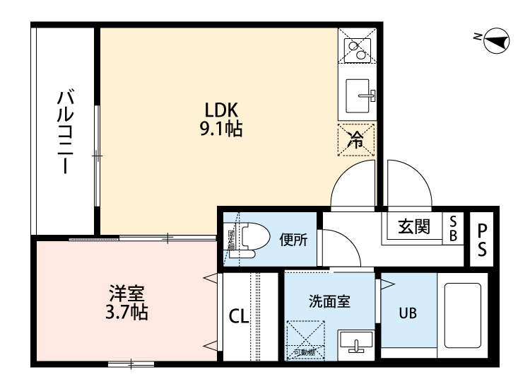 セレブエアストの間取り