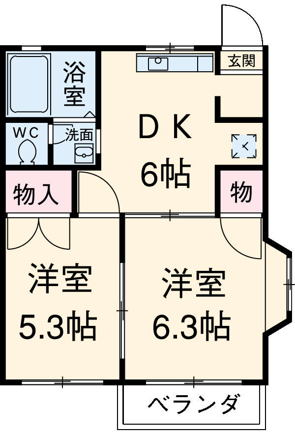 Sweet HomeⅠの間取り