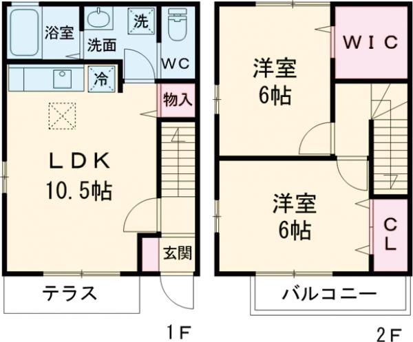 ジュ・マルティⅡの間取り