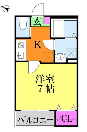 riviere亀有の間取り