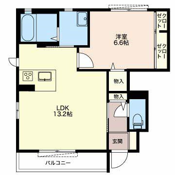 ポドカーパスAの間取り