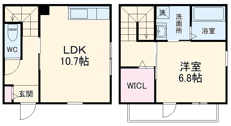 Swedish Maison 元町の間取り
