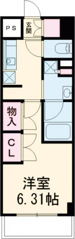 金町の完工年月(2018年9月)築の賃貸マンションの間取り