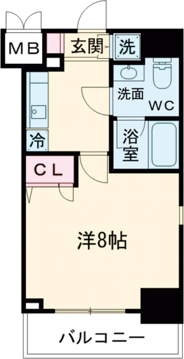 ライジングプレイス金町の間取り