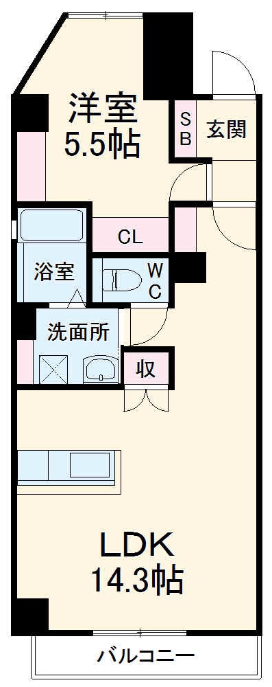 ボニール鶴里の間取り