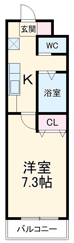 名古屋七条エンブルコートの間取り