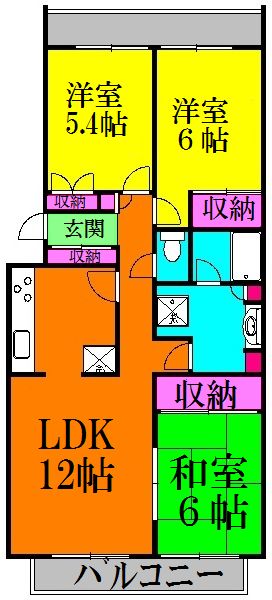 グランテリアの間取り