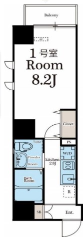 朱雀楼 東京の間取り