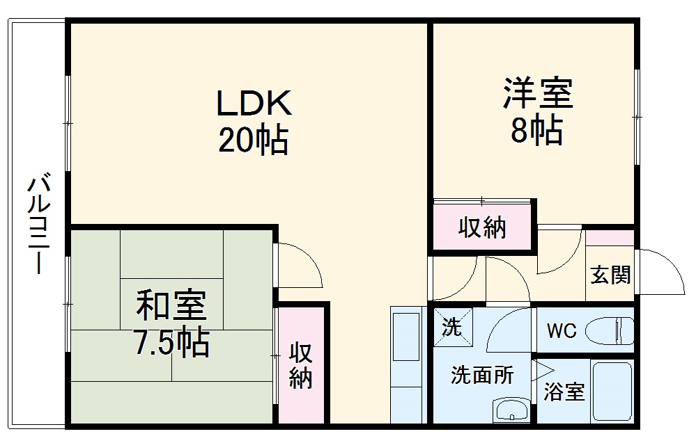 アムラートハウスBの間取り