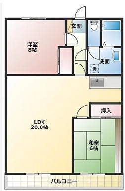 アムラートハウスＢの間取り