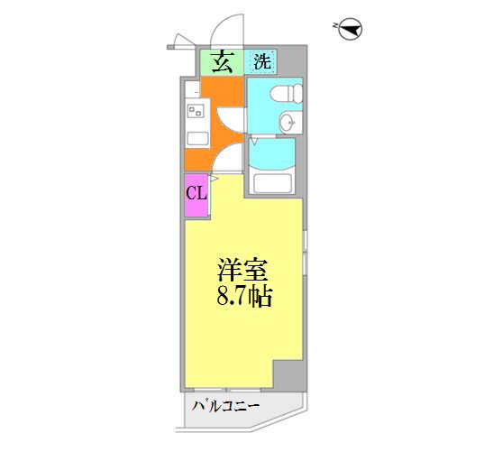 アスール亀有の間取り