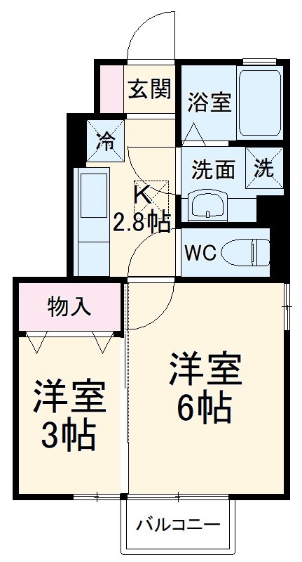 セントラル住吉の間取り