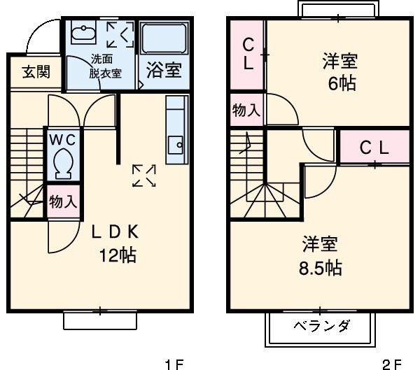 ル・ソレイユの間取り