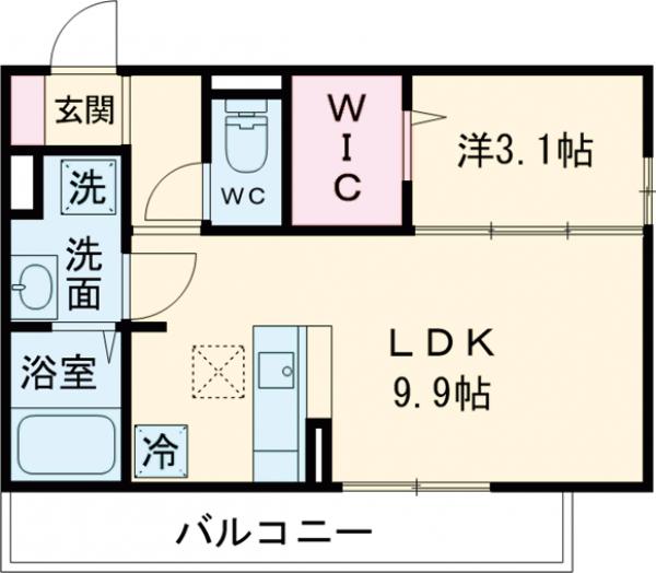 D-room今宿1丁目の間取り