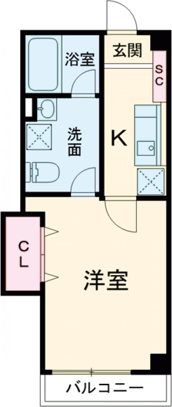 サンタコーポの間取り