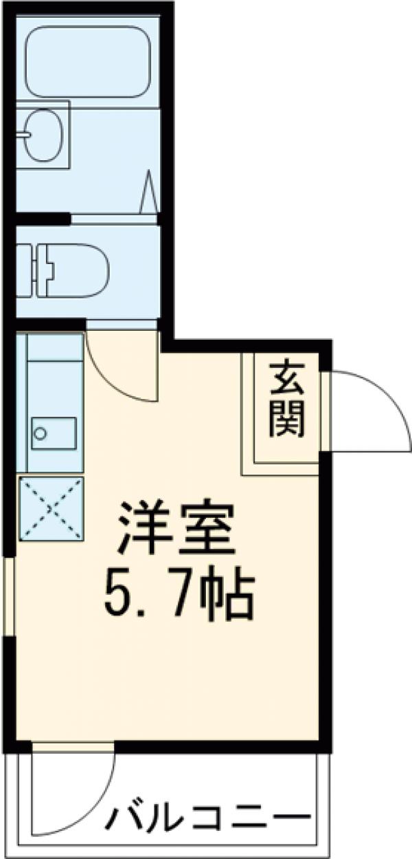 リブ亀有の間取り