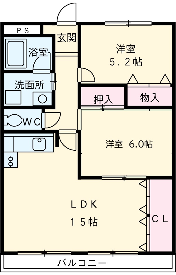 エステート15の間取り