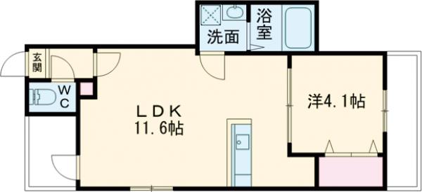 リテラ和白マリンビューの間取り