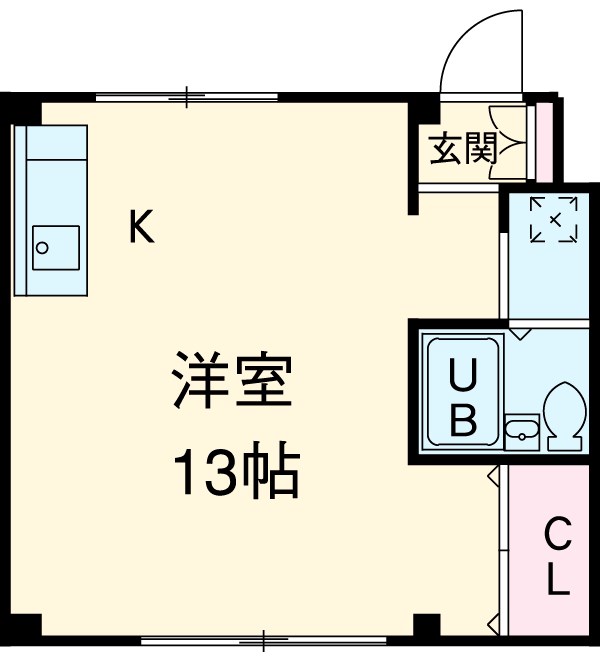 フラワーコーポの間取り