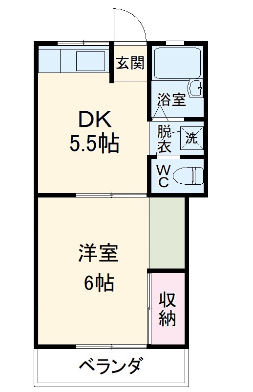 宮川ハイツの間取り