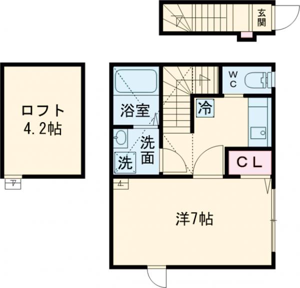 ウィング・ジムコB棟の間取り