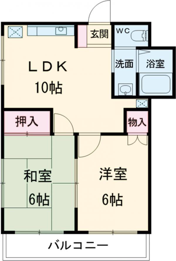 メゾン八千代の間取り