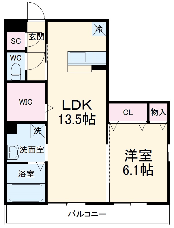 D-room与野公園 Rose Parkの間取り
