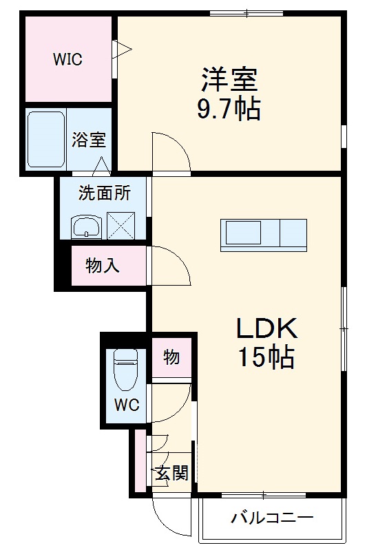 モン レーヴの間取り