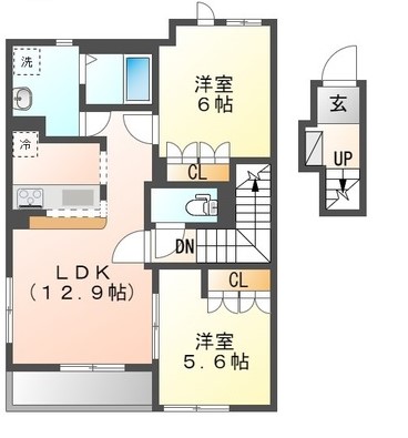 f springの間取り