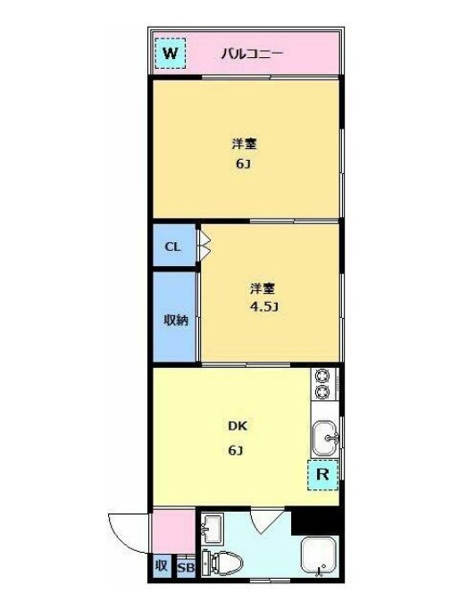 有弘マンションの間取り