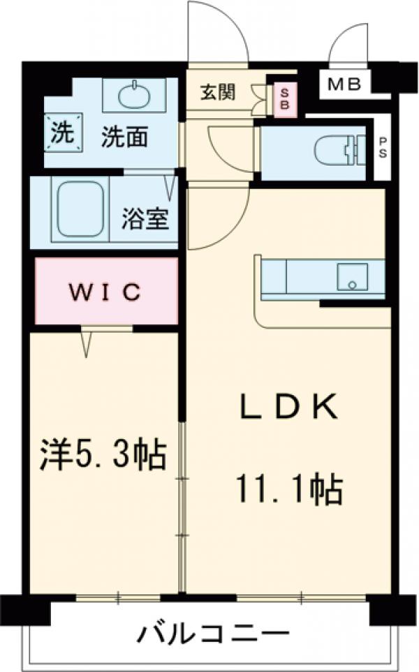 レトワール吉塚の間取り