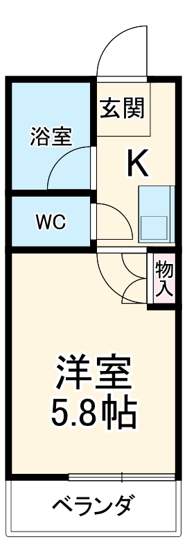 高砂ビレッジの間取り