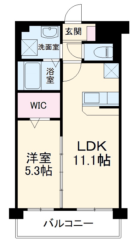 レトワール吉塚の間取り