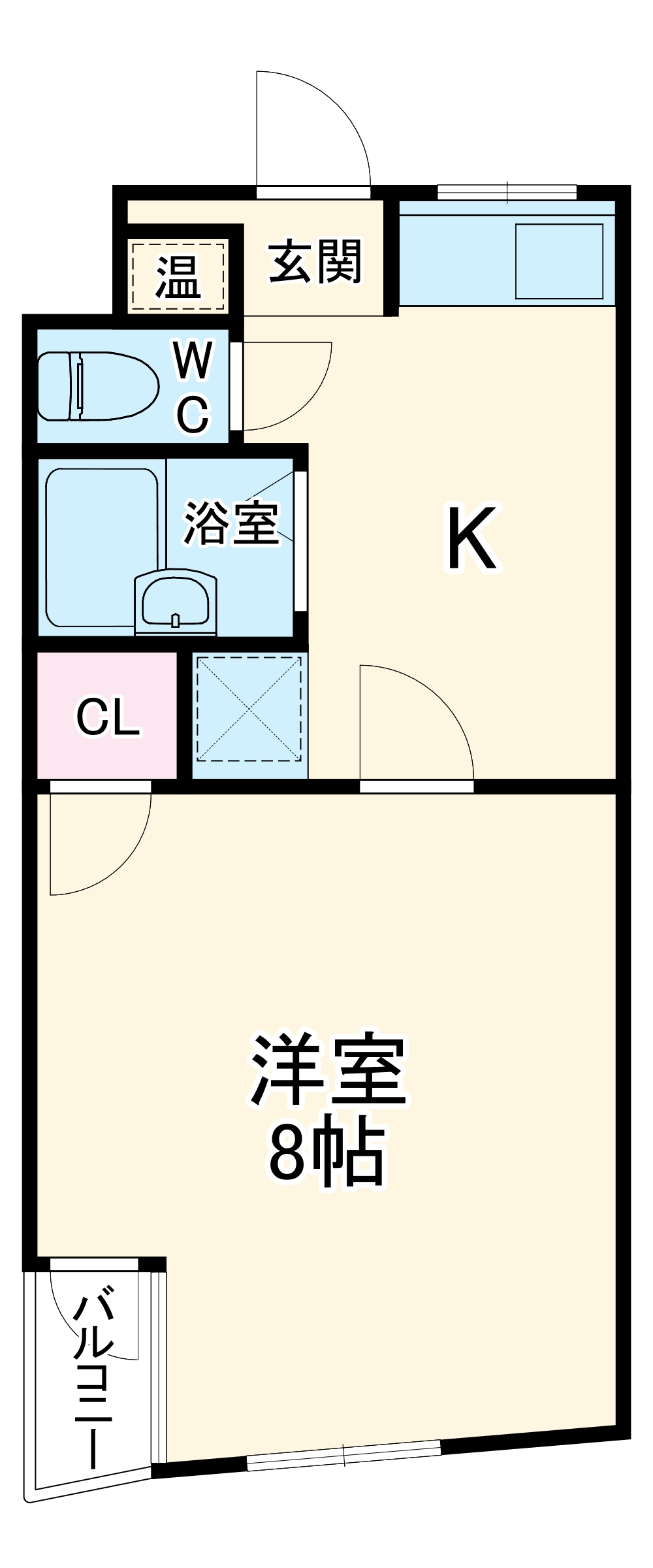 ヴィラ萩山の間取り