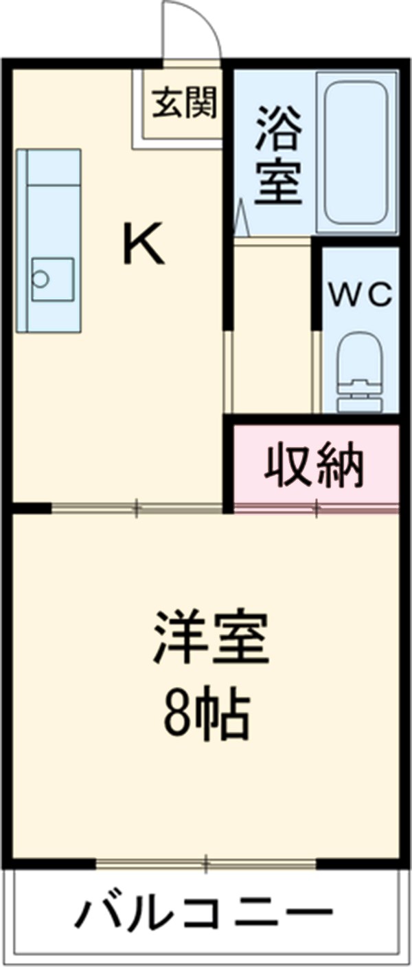 グリーナAの間取り