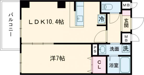 エスト四つ木の間取り