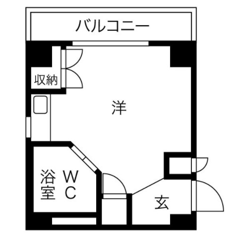 堀田朝日マンションの間取り