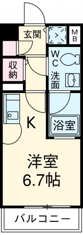 サンセール与野本町の間取り