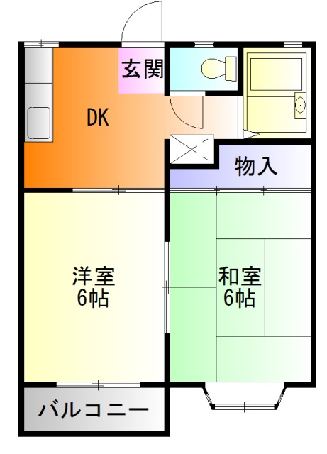 ジュビロ掛川の間取り