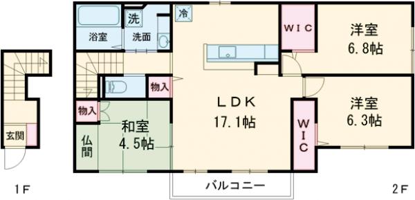 D-ROOM植村の間取り