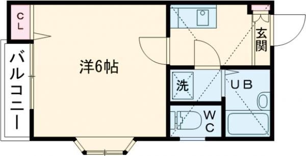 ピュア箱崎東七番館の間取り