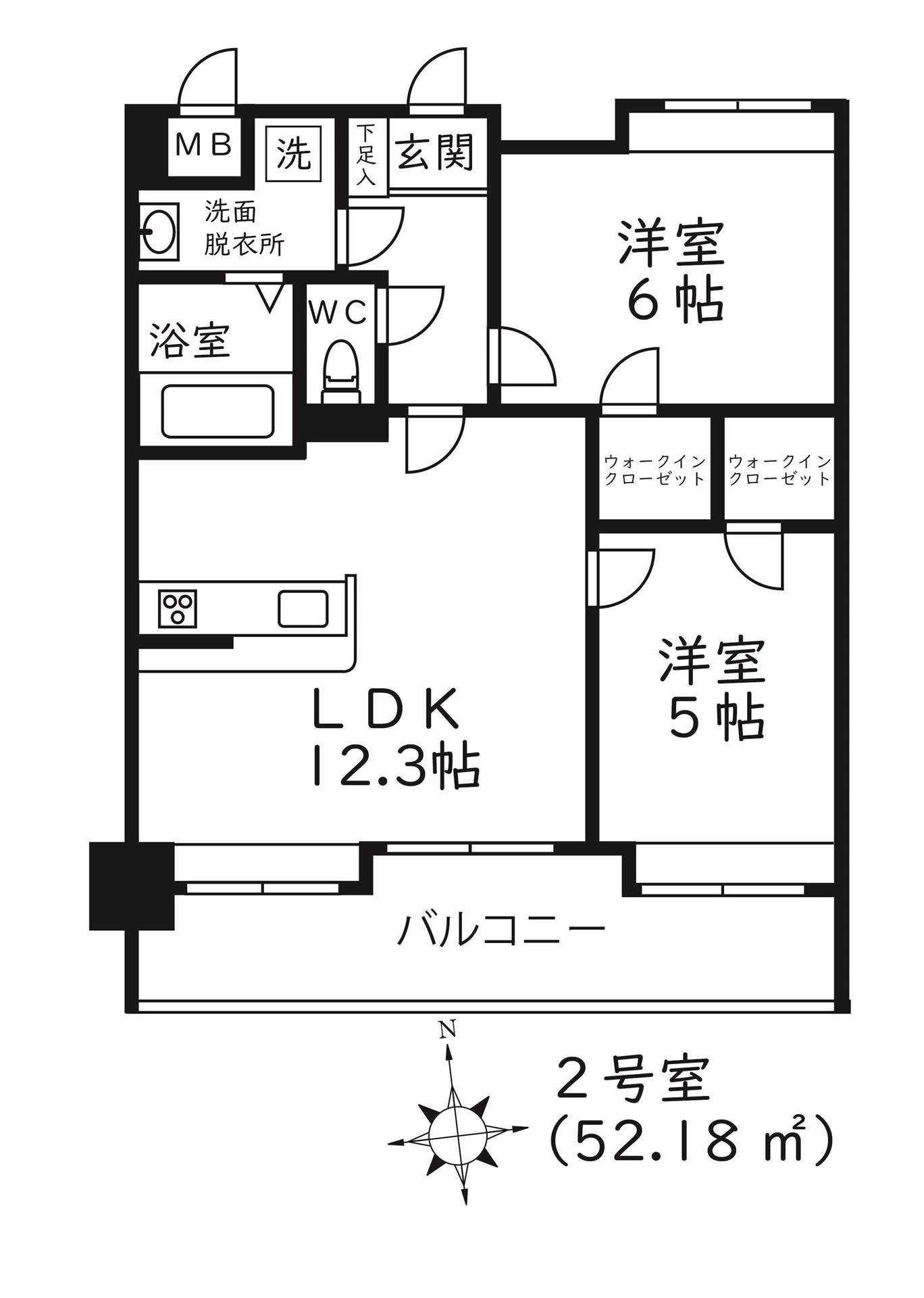 Pond Mum MATSUSHIMAの間取り