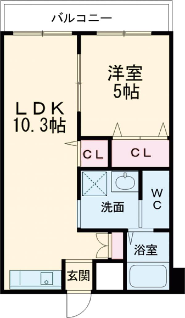 エミ・コーポラスの間取り