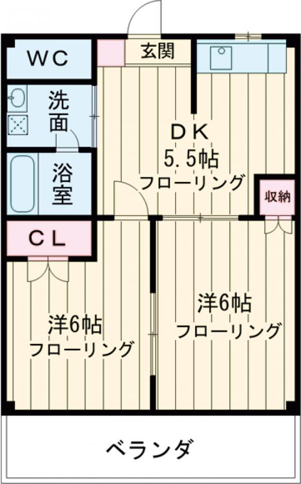 エミ・コーポラスの間取り