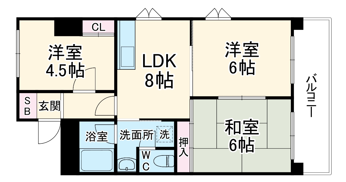 ひかりマンションの間取り