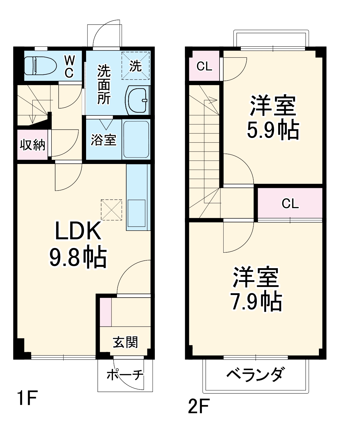 メゾン川井中町の間取り
