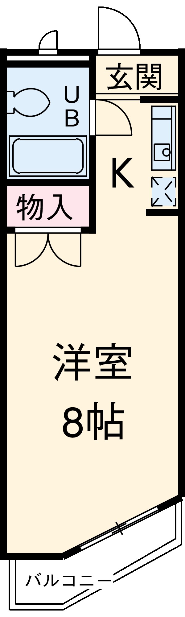 メゾン山崎川の間取り