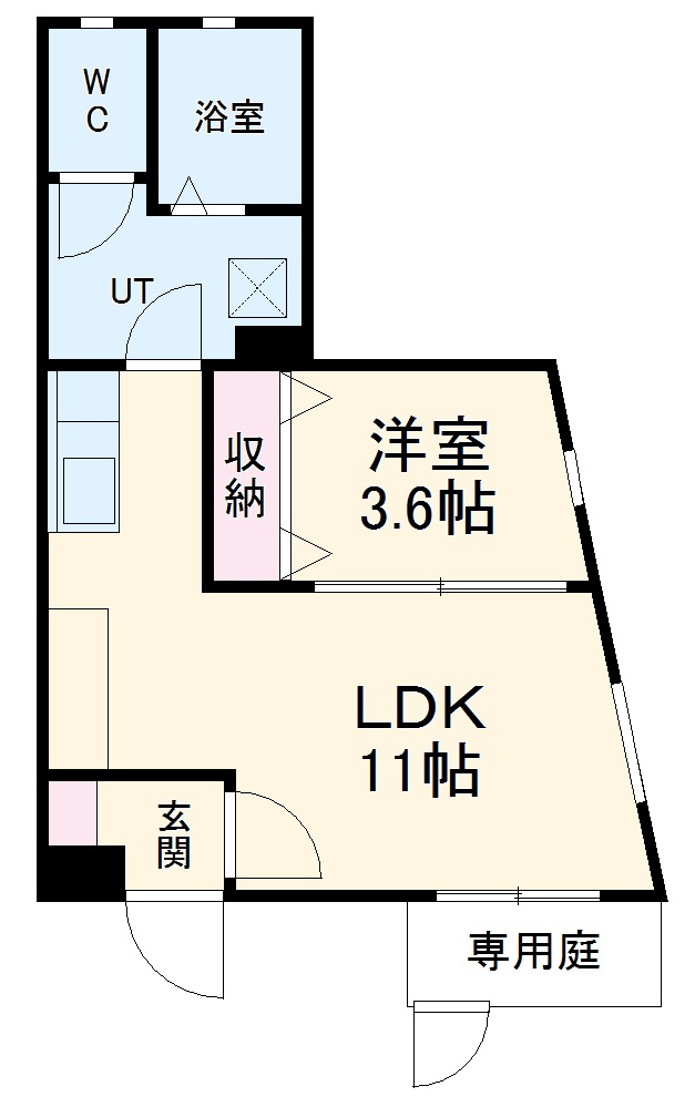 MIA CASA津賀田の間取り