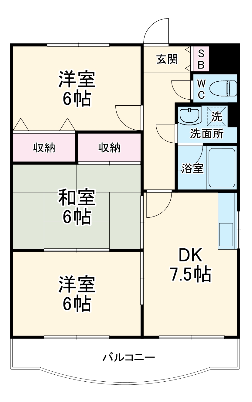 グローリーの間取り